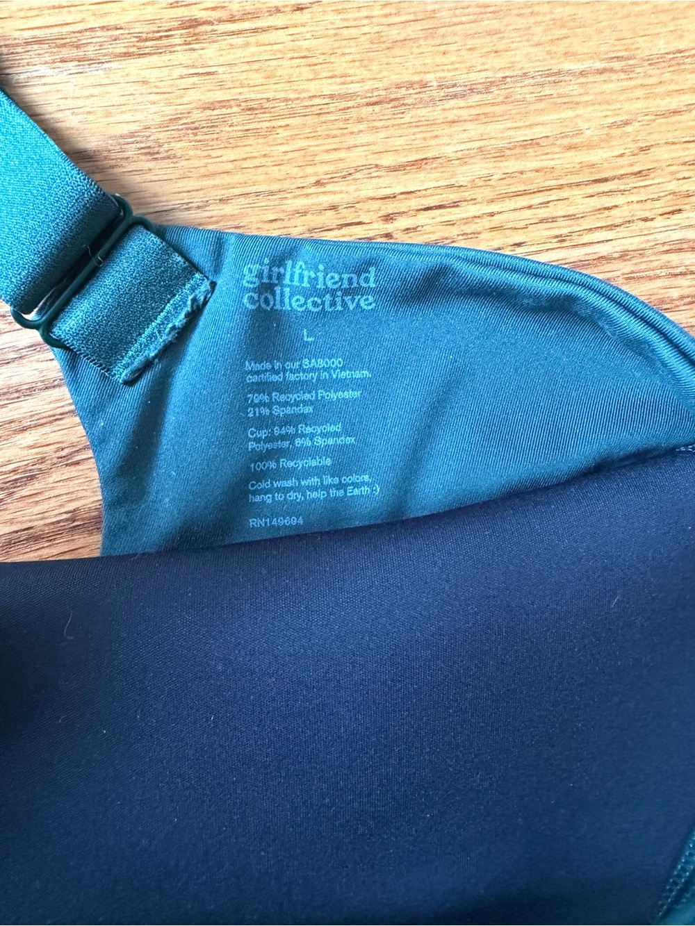 Green Simone High Support Bra - Picture 6 of 8